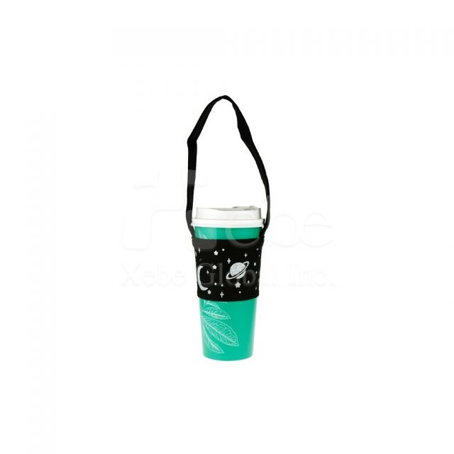 Custom outer space drink sleeve bag