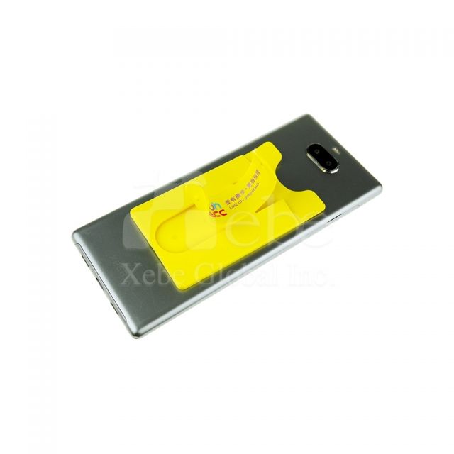 Custom card holder with phone stand 