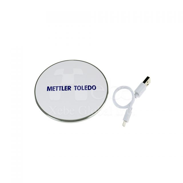 Custom company logo wireless charger gift 