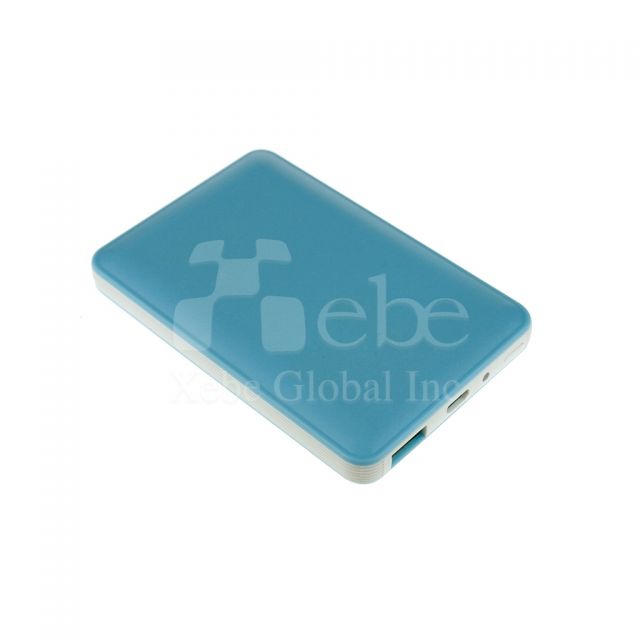 Custom logo printable lightly portable charger 