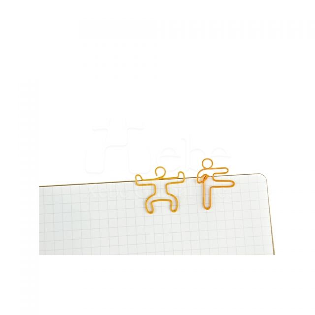 Exercising pose paperclip 