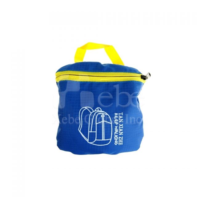 Foldable packing organizer backpack 