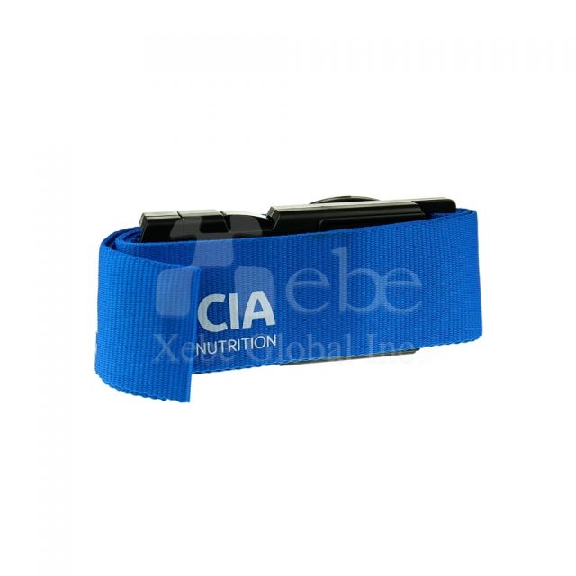 Custom piggyback luggage strap