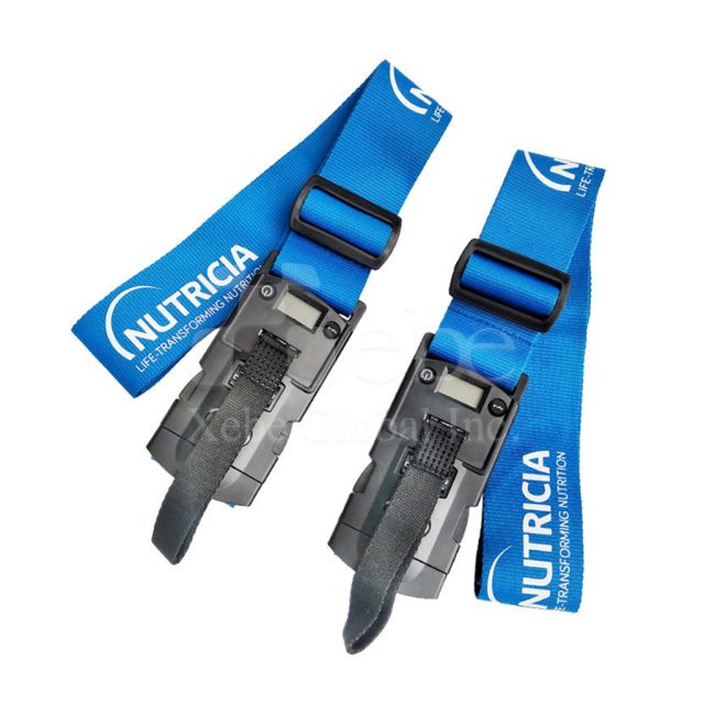 Custom piggyback luggage strap