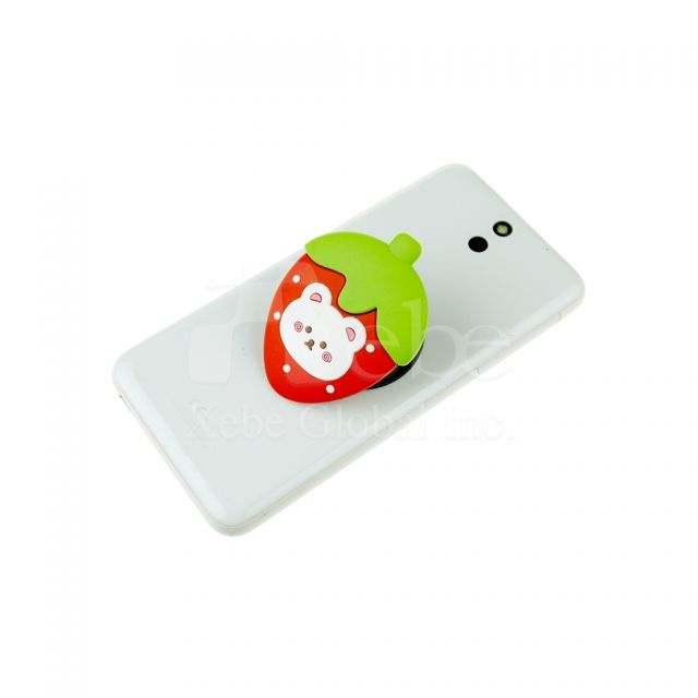 Custom strawberry folded phone holder 