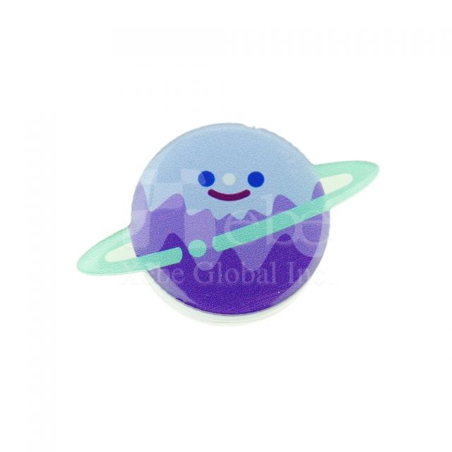 Cute planet custom phone ring stand 
