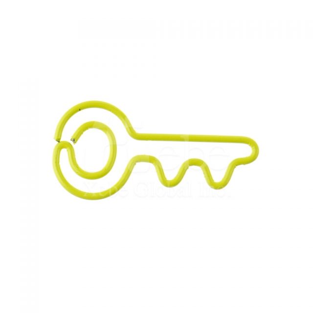 Cute key shaped paperclip 