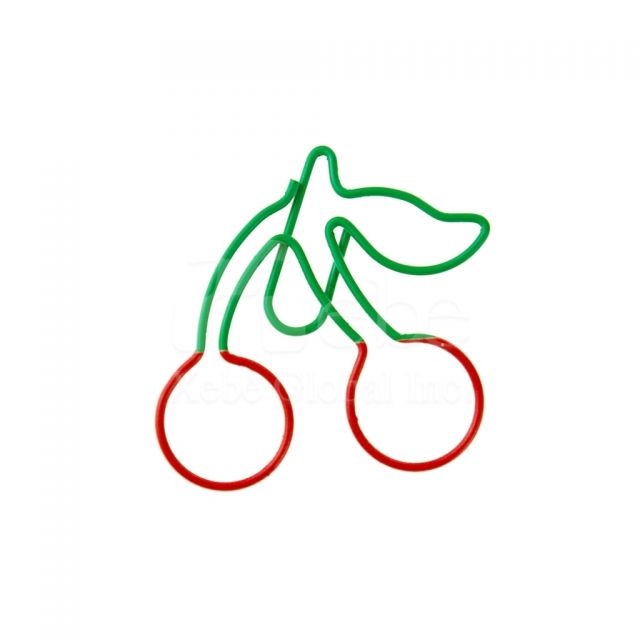 Two colors cherry paperclip 
