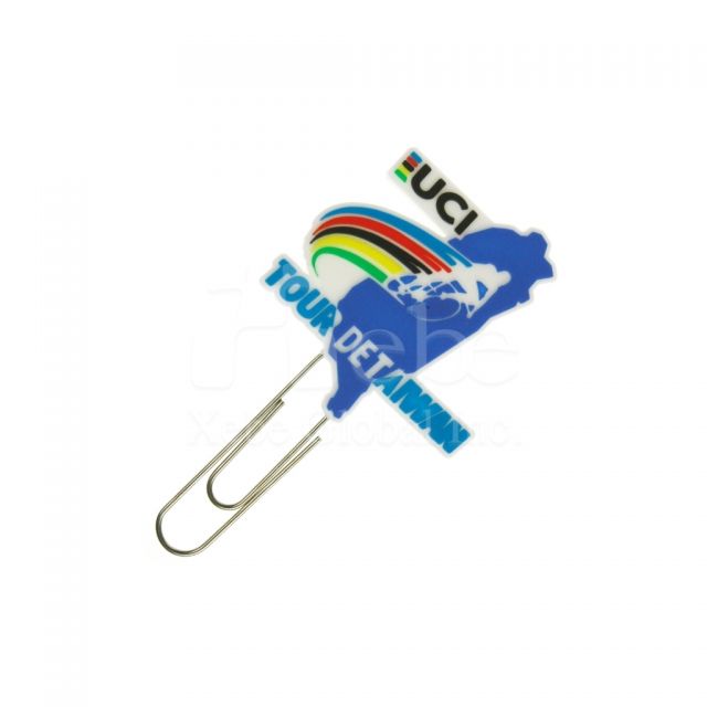 Taiwan shape pvc paperclip 