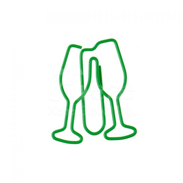 Custom champagne cups paperclip