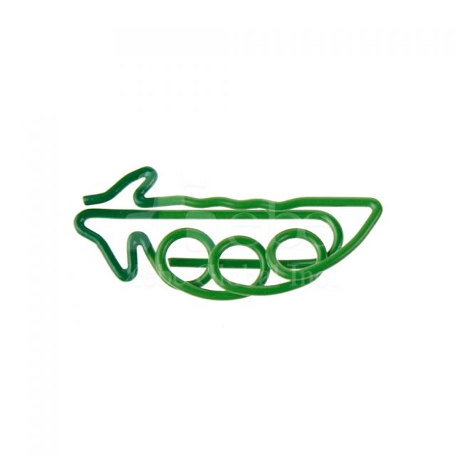 Pea shaped paperclip 