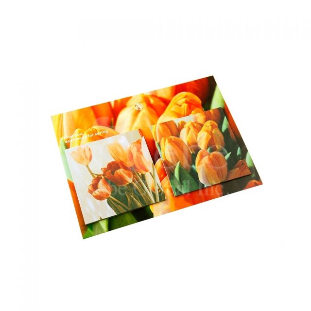 Custom flower sticky notes 