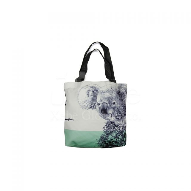 Custom Sketch style koala tote bag