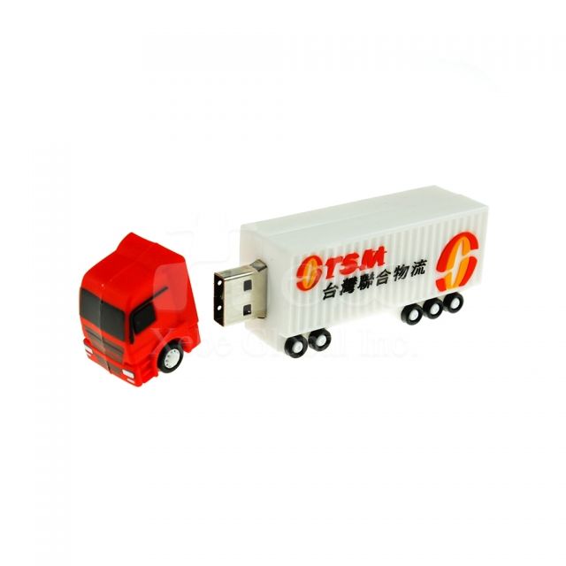 logistics truck 3D USB 
