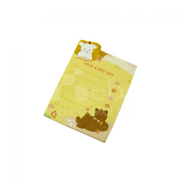 Cute bear sticky notes 