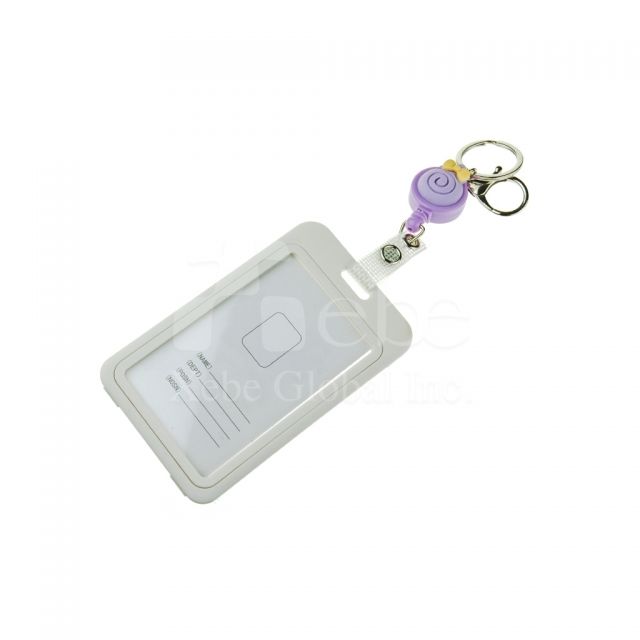 Custom flip cover card holder badge