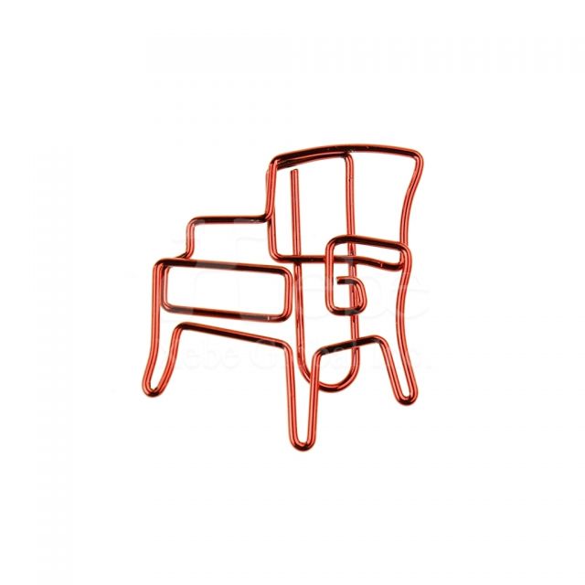 Sofa shaped paperclip 