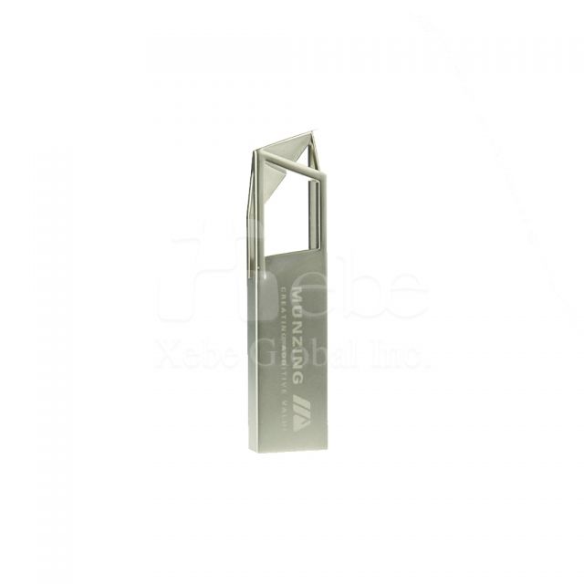 Silver hollow out metal USB