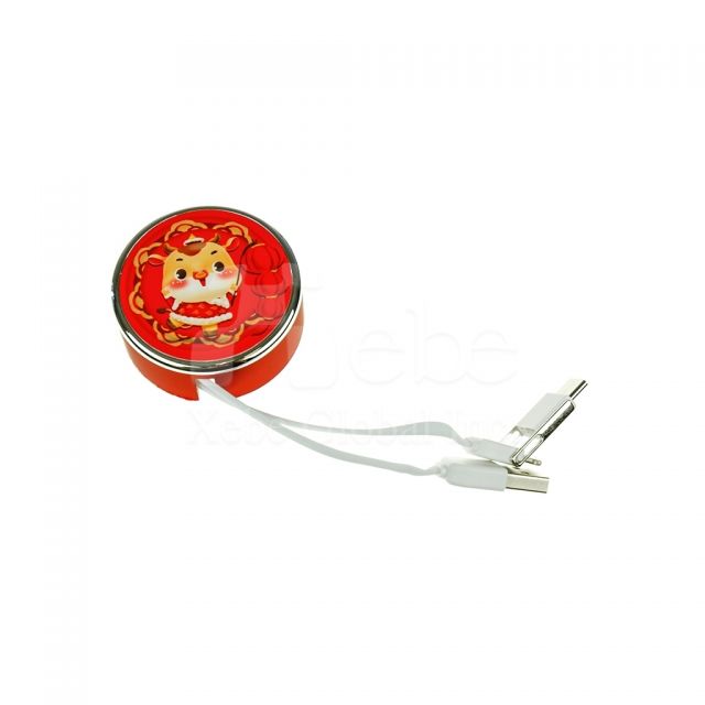 Custom telescopic storage charging cable