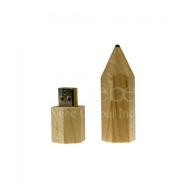 Mini wooden pencil USB 