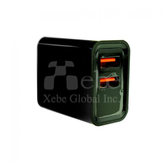 Custom two pins usb-charger vendor Custom usb charging with LCD display