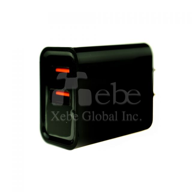Custom two pins usb-charger vendor Custom usb charging with LCD display