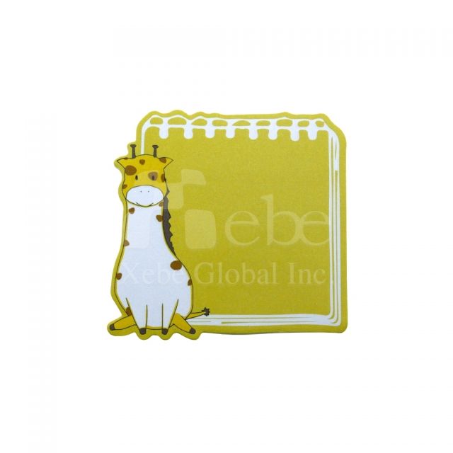 Giraffe sticky memo 
