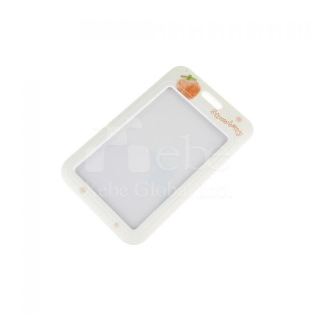 Custom straight id card holder 