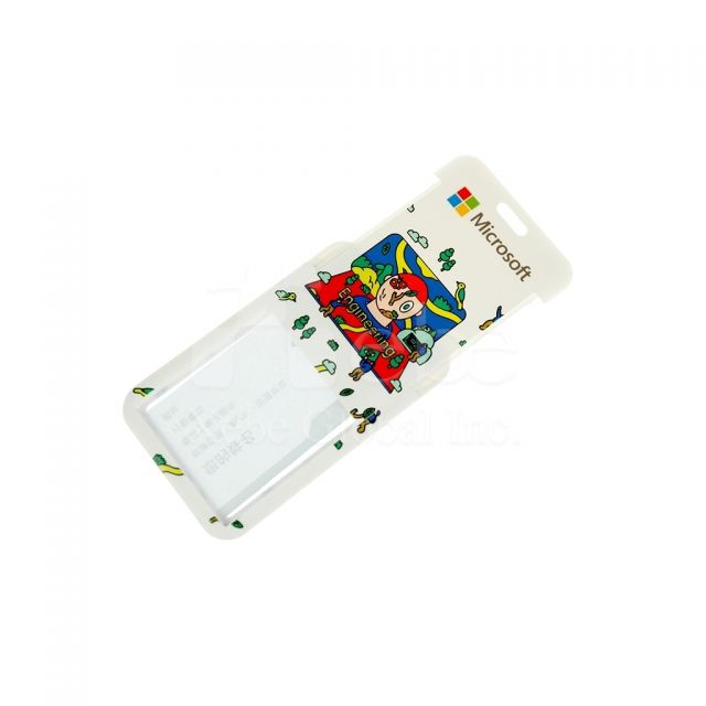 Company logo id card holder 