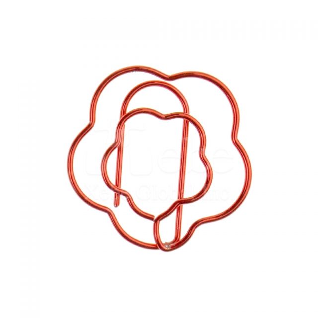 Plum flower paperclip