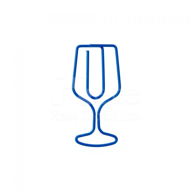 Goblet glass paperclip 