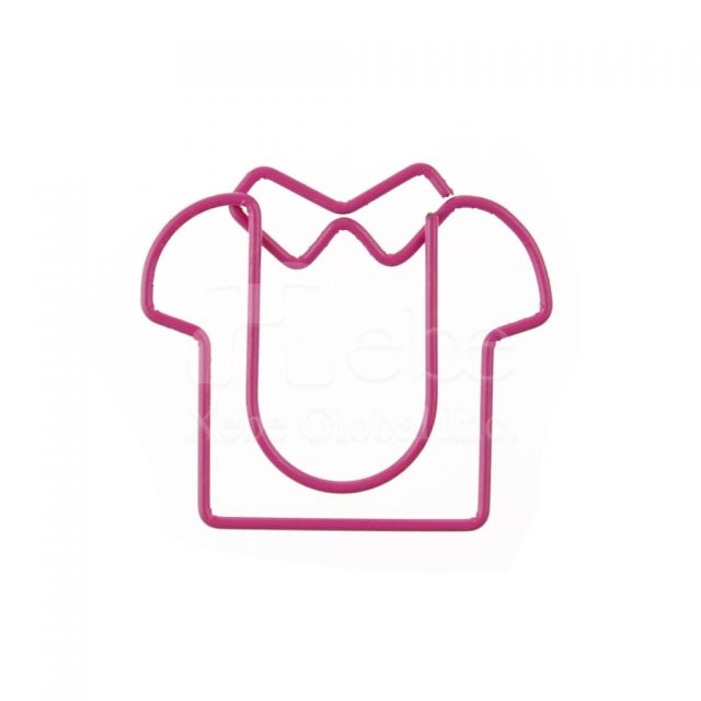 Clothes shaped paperclip