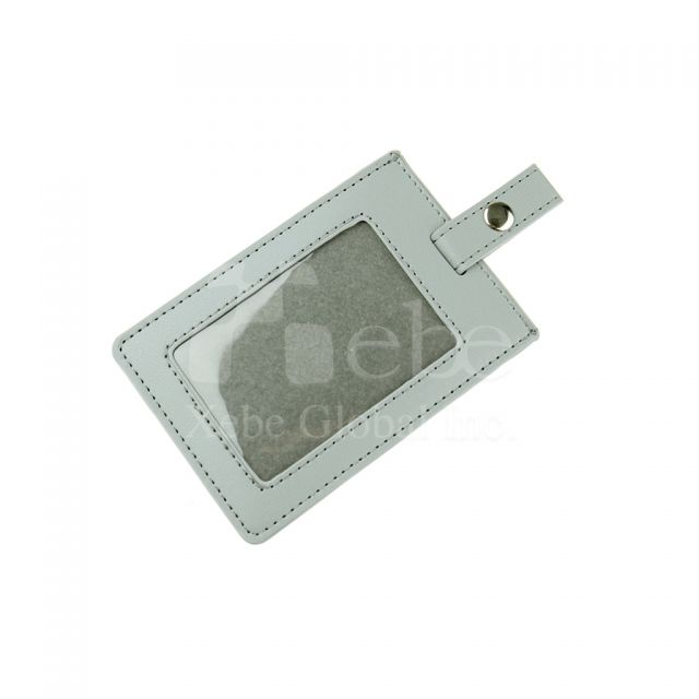 Elephant LOGO leather two-way card holder 