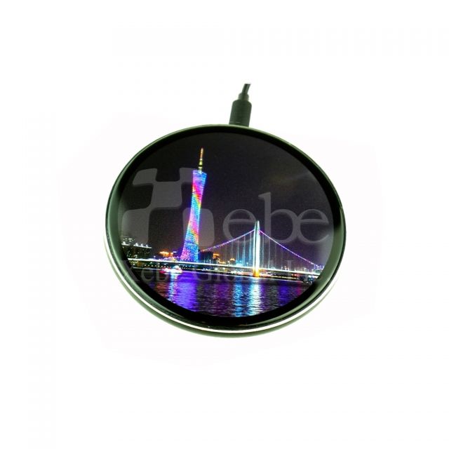 Custom night scene wireless charger maker