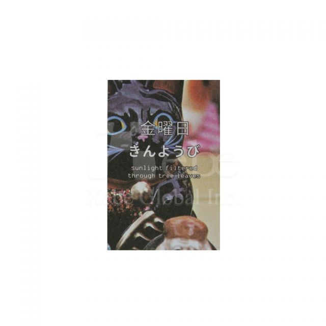 Black japanese lucky cat sticky notes