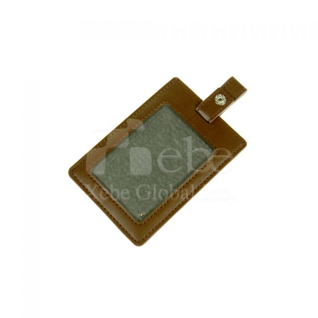 Beautiful brown leather card holder 