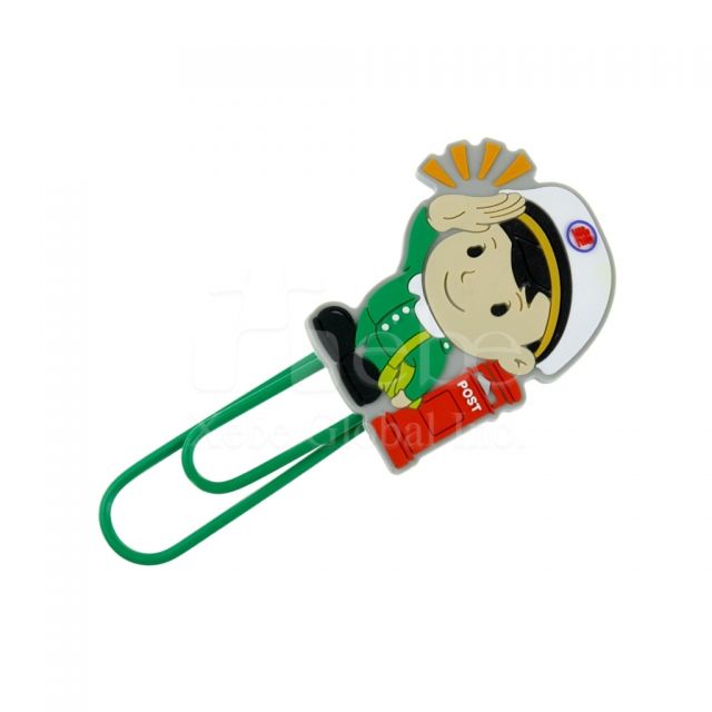 Custom mailman shaped paperclip