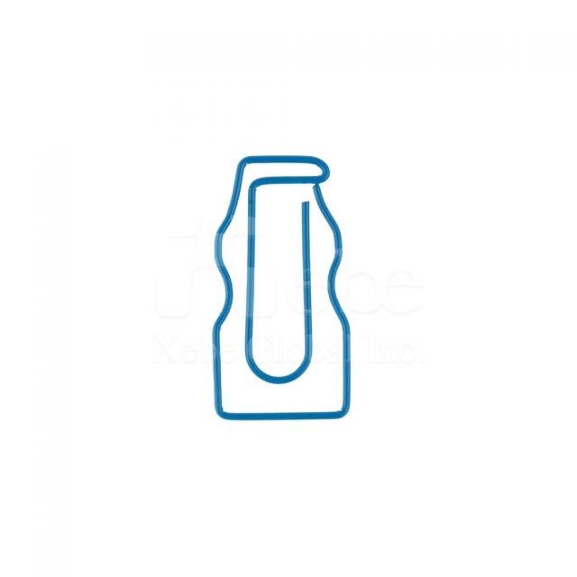 Custom yogurt drink shaped paperclip 