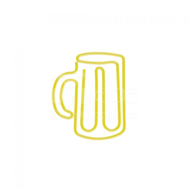 Custom beer cup paperclip 