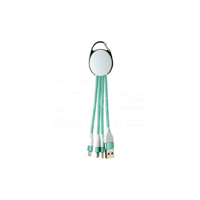 Custom 3 in 1 multiple usb charging cable 