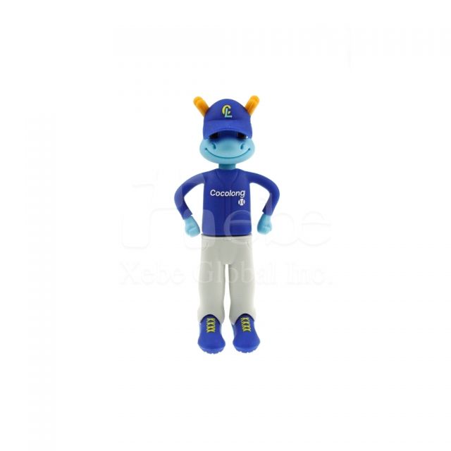 Custom standing mascot usb 