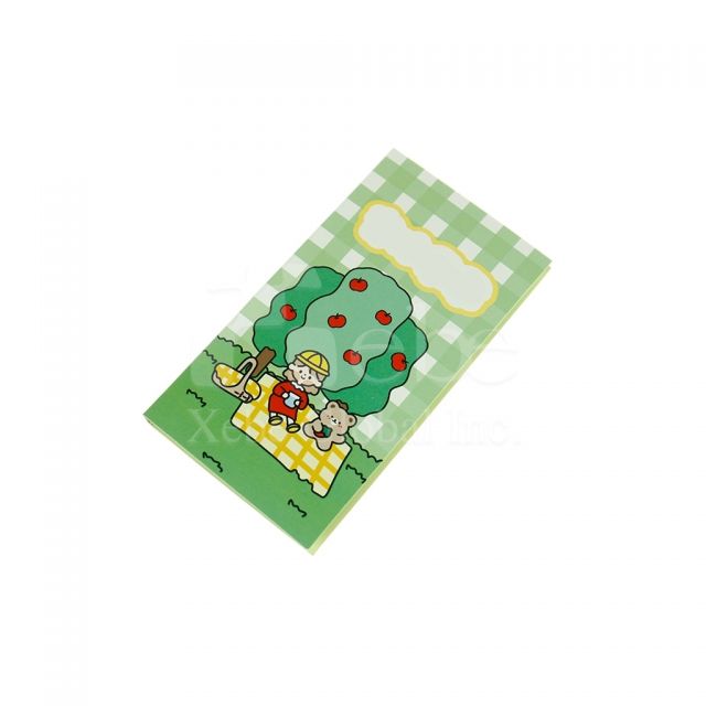 Custom sticky notes book 