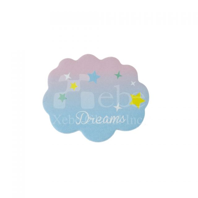 Colorful cloud memo 