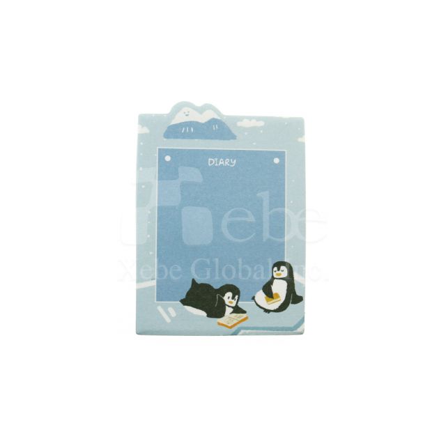 Leisurely penguin sticky notes