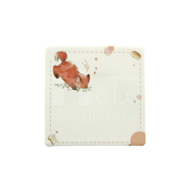 Custom naughty fox sticky notes