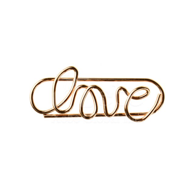 Love letter custom paperclip