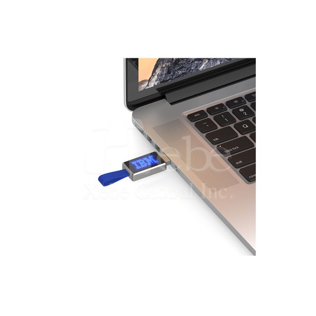 Red Logo flashing customized flash drive