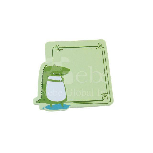 Crocodile post-it note