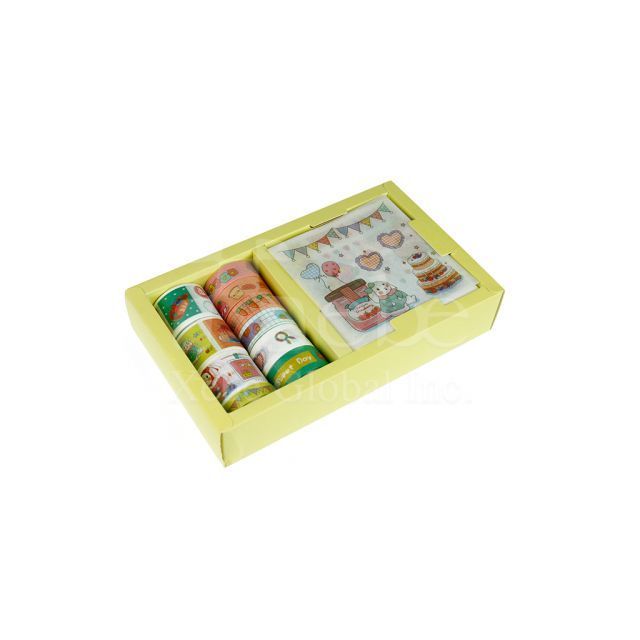 Custom washi tape gift box Custom masking tape set vendor 