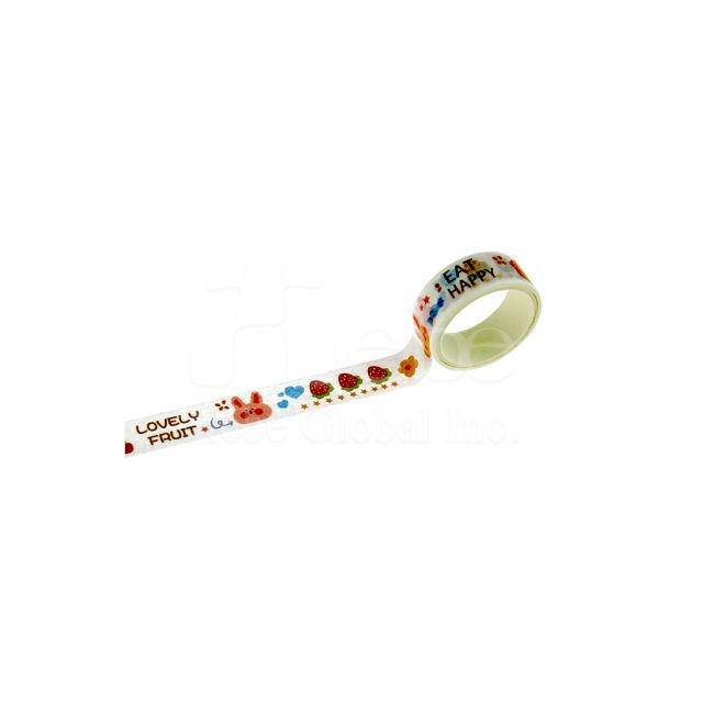 Custom cute washi tape maker Custom company slogan washi tape vendor 